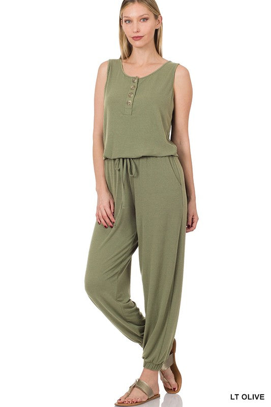 Women's Sleeveless Jumpsuit